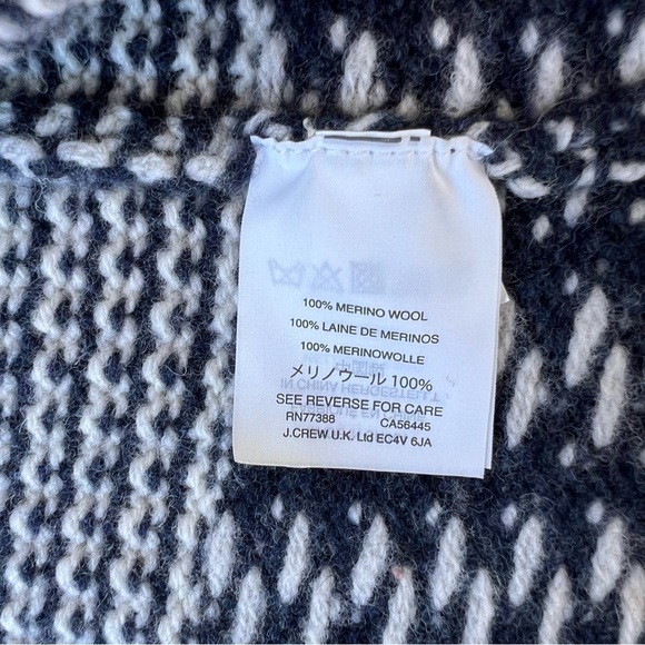 Madewell 100% MERINO WOOL Patchwork
Collage Cardigan In Indigo Women Size Large - Picture 9 of 9